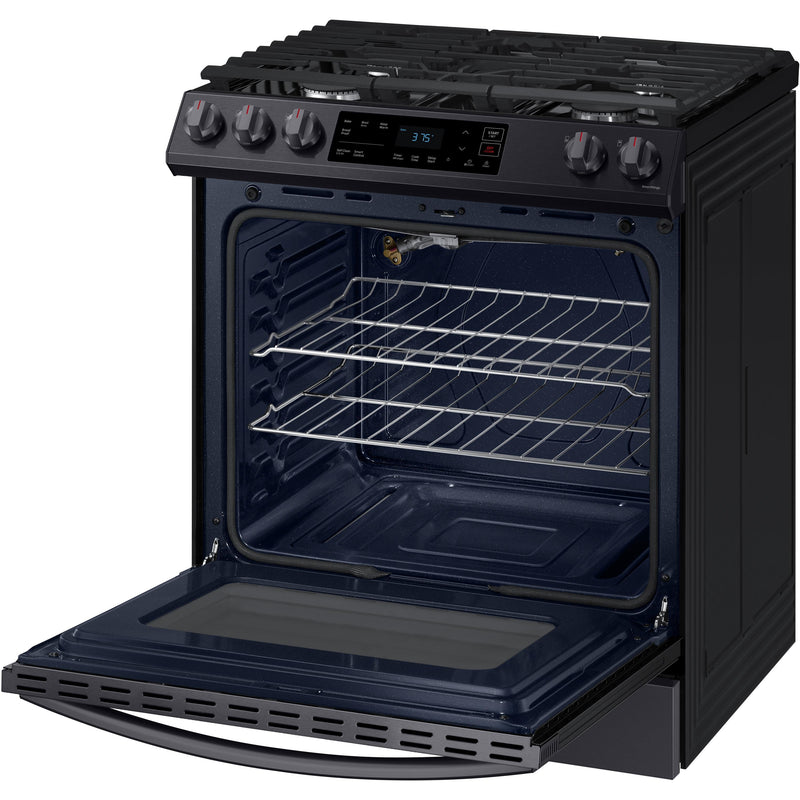  Samsung 30-inch Slide-in Gas Range with Wi-Fi Connect NX60T8111SG/AA IMAGE 7