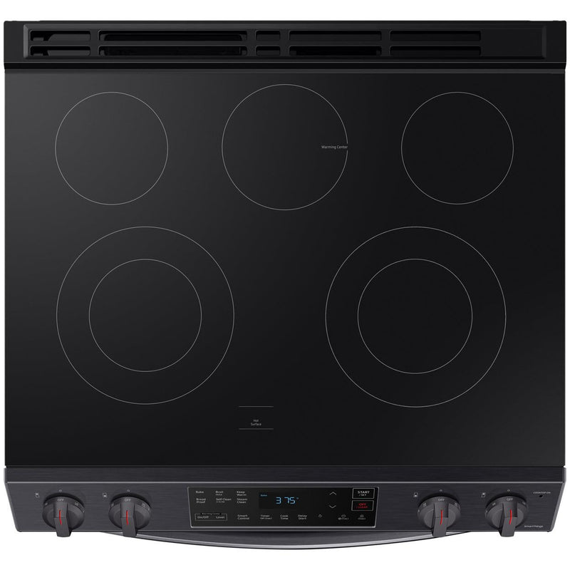  Samsung 30-inch Slide-in Electric Range with Wi-Fi Connectivity NE63T8111SG/AA IMAGE 5