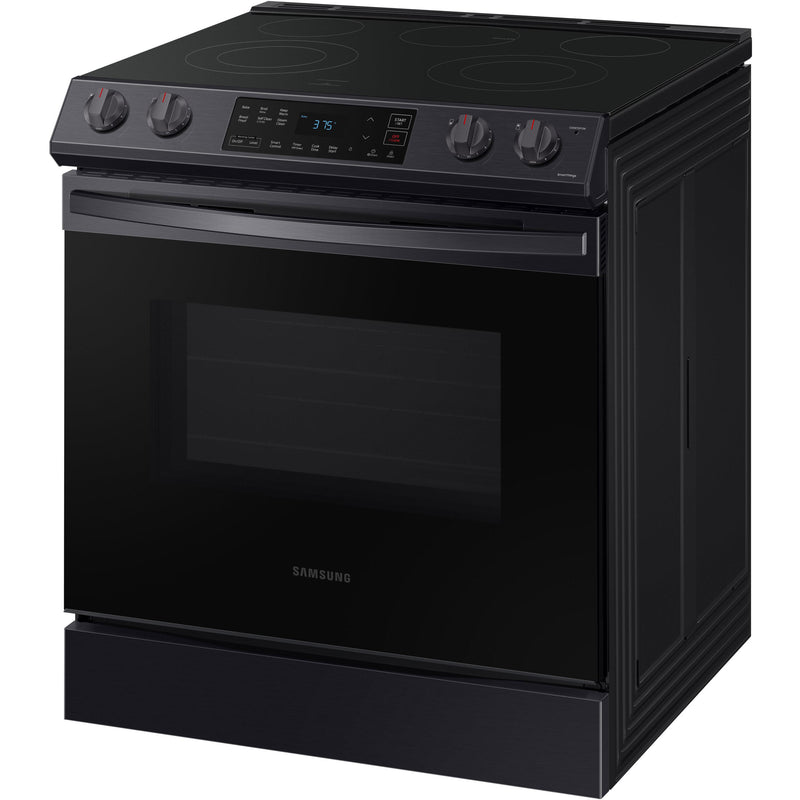  Samsung 30-inch Slide-in Electric Range with Wi-Fi Connectivity NE63T8111SG/AA IMAGE 6