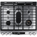  Samsung 30-inch Slide-in Gas Range with Wi-Fi Connectivity NX60T8751SS/AA IMAGE 11