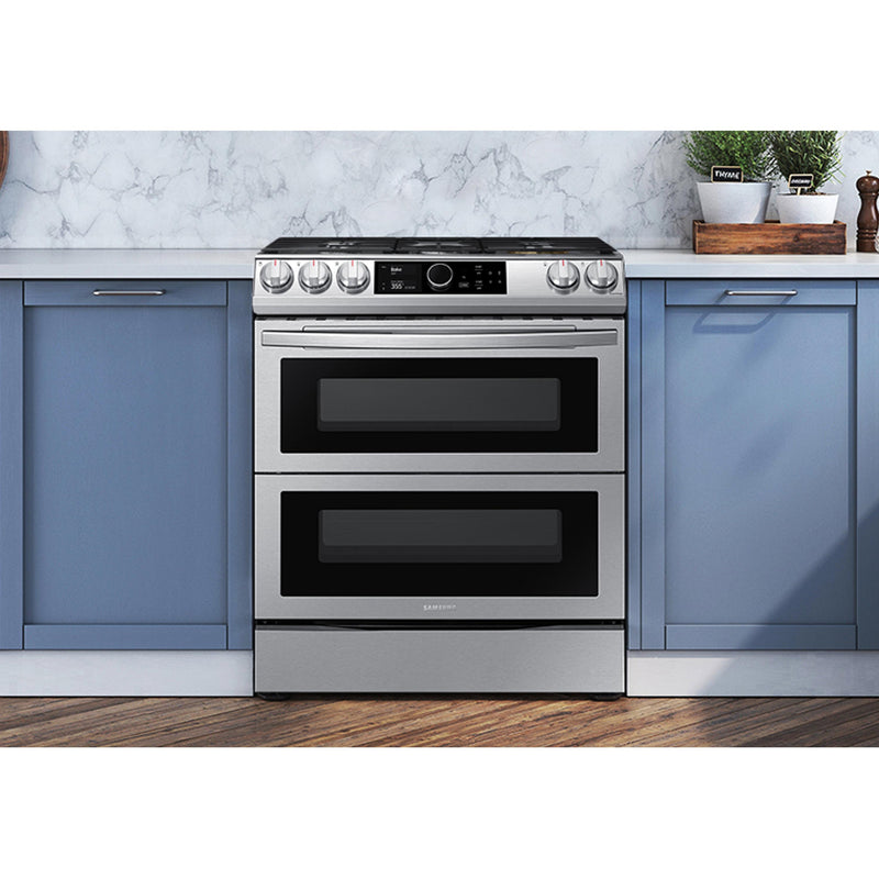  Samsung 30-inch Slide-in Gas Range with Wi-Fi Connectivity NX60T8751SS/AA IMAGE 17
