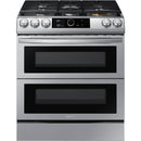  Samsung 30-inch Slide-in Gas Range with Wi-Fi Connectivity NX60T8751SS/AA IMAGE 1