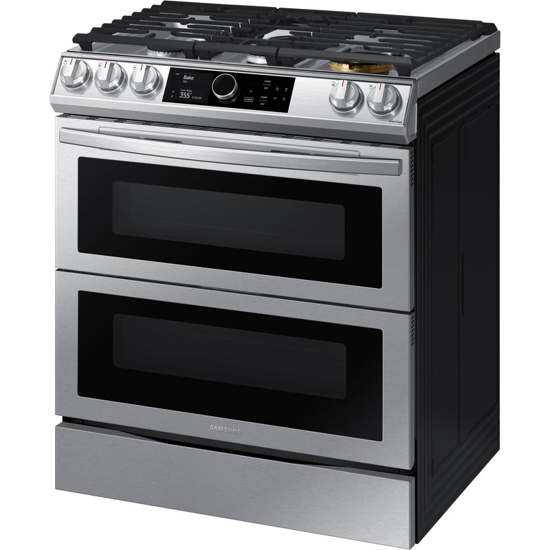  Samsung 30-inch Slide-in Gas Range with Wi-Fi Connectivity NX60T8751SS/AA IMAGE 5