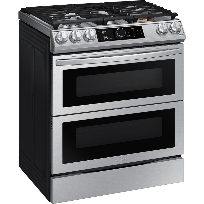  Samsung 30-inch Slide-in Gas Range with Wi-Fi Connectivity NX60T8751SS/AA IMAGE 6