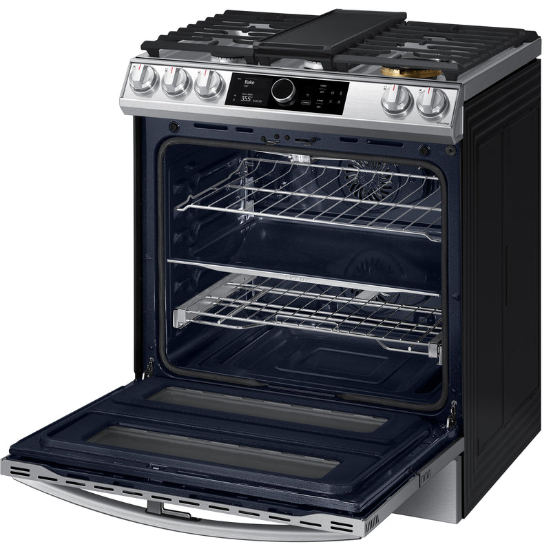  Samsung 30-inch Slide-in Gas Range with Wi-Fi Connectivity NX60T8751SS/AA IMAGE 7