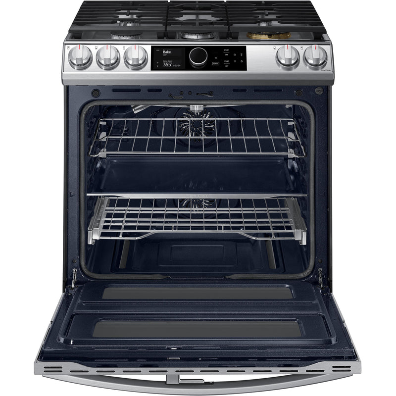  Samsung 30-inch Slide-in Gas Range with Wi-Fi Connectivity NX60T8751SS/AA IMAGE 9