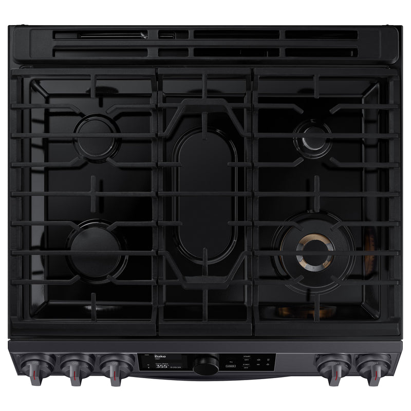  Samsung 30-inch Slide-in Gas Range with Wi-Fi Connectivity NX60T8751SG/AA IMAGE 5
