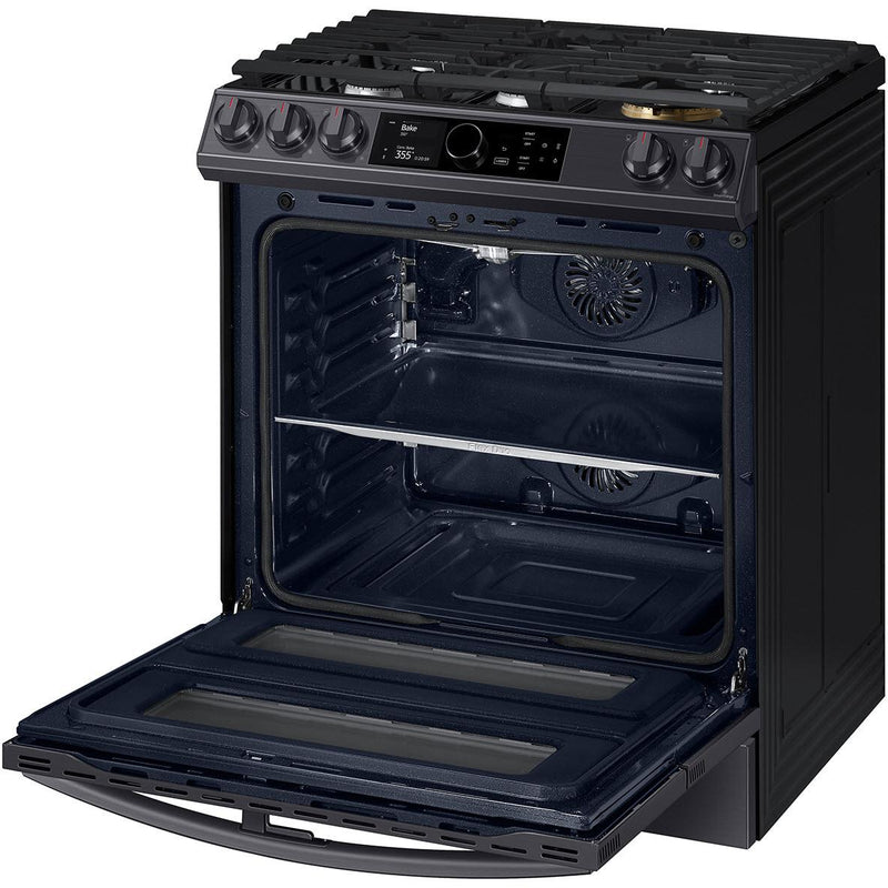  Samsung 30-inch Slide-in Gas Range with Wi-Fi Connectivity NX60T8751SG/AA IMAGE 8