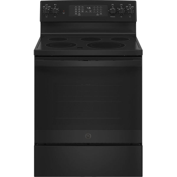 GE 30-inch Freestanding Electric Range with Convection Technology JB735DPBB IMAGE 1