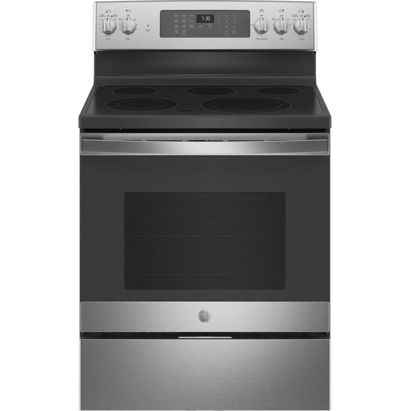 GE 30-inch Freestanding Electric Range with Convection Technology JB735SPSS IMAGE 1