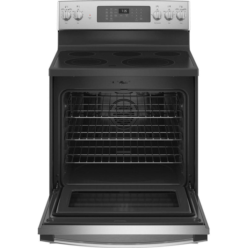GE 30-inch Freestanding Electric Range with Convection Technology JB735SPSS IMAGE 2