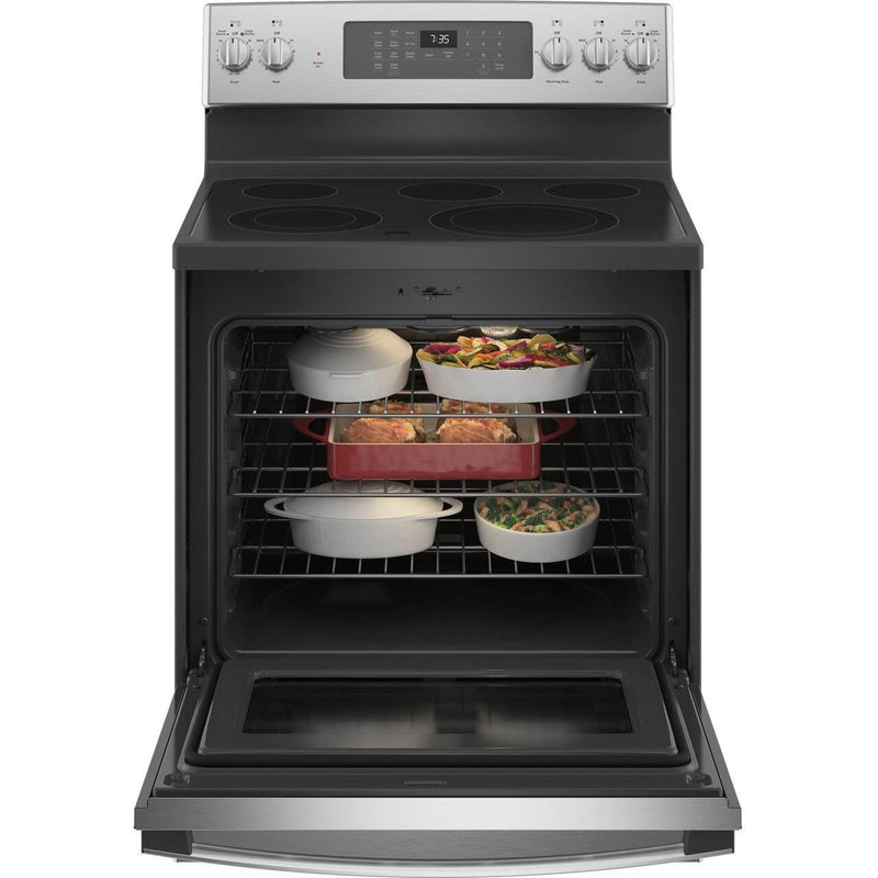 GE 30-inch Freestanding Electric Range with Convection Technology JB735SPSS IMAGE 3