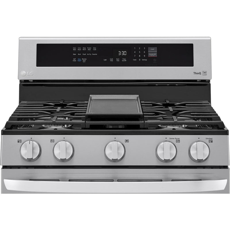 LG 30-inch Freestanding Gas Range with True Convection Technology LRGL5825F IMAGE 5