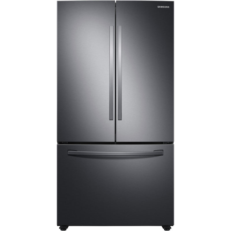  Samsung 36-inch, 28.2 cu.ft. Freestanding French 3-Door Refrigerator with Internal Ice Maker RF28T5001SG/AA IMAGE 1