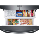  Samsung 36-inch, 28.2 cu.ft. Freestanding French 3-Door Refrigerator with Internal Ice Maker RF28T5001SG/AA IMAGE 7