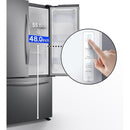  Samsung 36-inch, 28.2 cu.ft. Freestanding French 3-Door Refrigerator with Internal Ice Maker RF28T5001SR/AA IMAGE 11