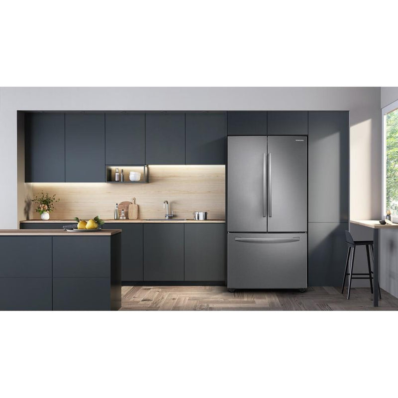  Samsung 36-inch, 28.2 cu.ft. Freestanding French 3-Door Refrigerator with Internal Ice Maker RF28T5001SR/AA IMAGE 12