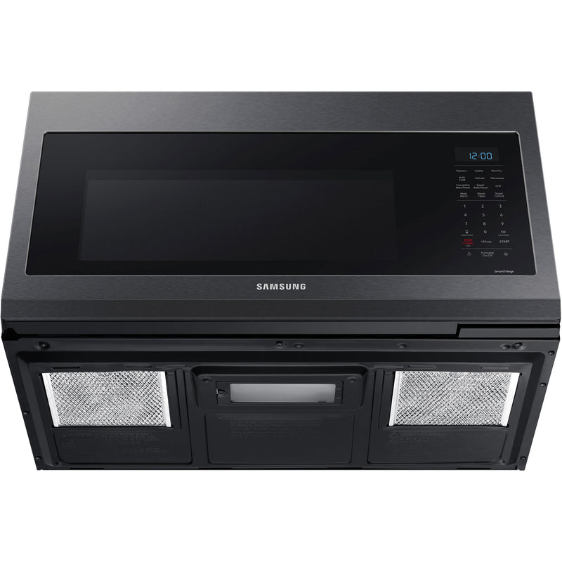  Samsung 30-inch, 1.7 cu.ft. Over-the-Range Microwave Oven with Wi-Fi Connectivity MC17T8000CG/AA IMAGE 6