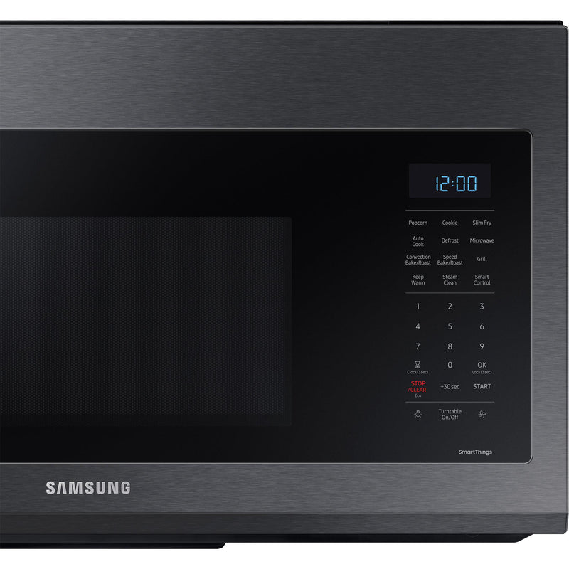  Samsung 30-inch, 1.7 cu.ft. Over-the-Range Microwave Oven with Wi-Fi Connectivity MC17T8000CG/AA IMAGE 8