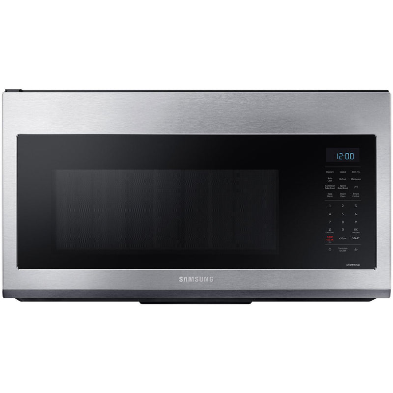  Samsung 30-inch, 1.7 cu.ft. Over-the-Range Microwave Oven with Wi-Fi Connectivity MC17T8000CS/AA IMAGE 1