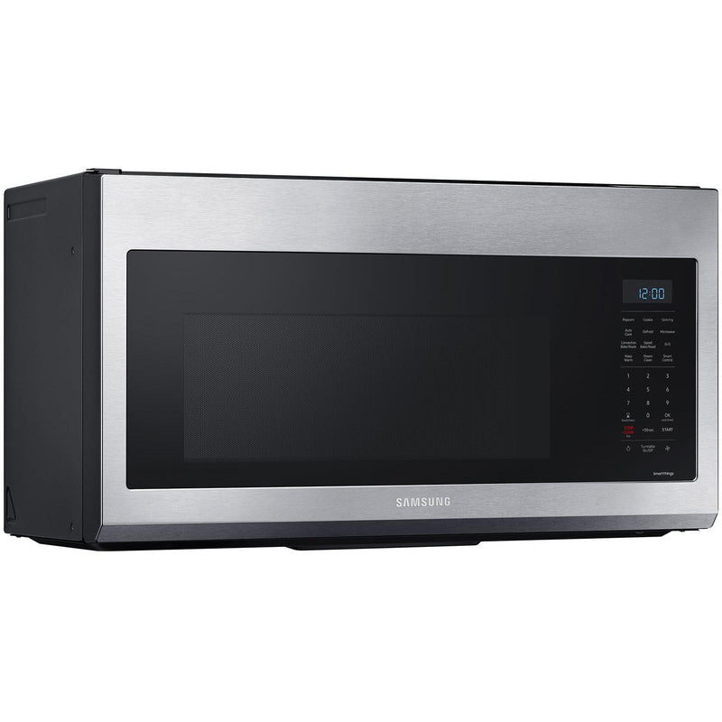  Samsung 30-inch, 1.7 cu.ft. Over-the-Range Microwave Oven with Wi-Fi Connectivity MC17T8000CS/AA IMAGE 3