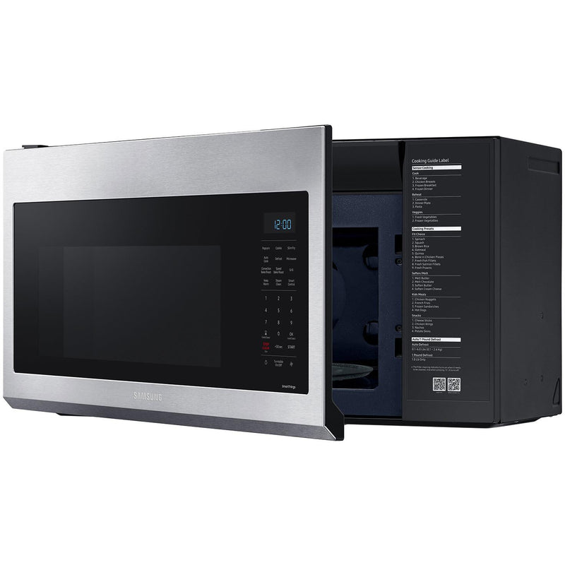  Samsung 30-inch, 1.7 cu.ft. Over-the-Range Microwave Oven with Wi-Fi Connectivity MC17T8000CS/AA IMAGE 5