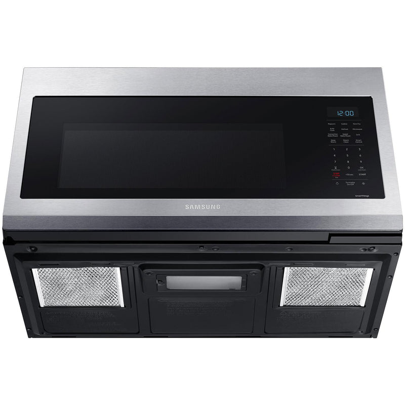  Samsung 30-inch, 1.7 cu.ft. Over-the-Range Microwave Oven with Wi-Fi Connectivity MC17T8000CS/AA IMAGE 6