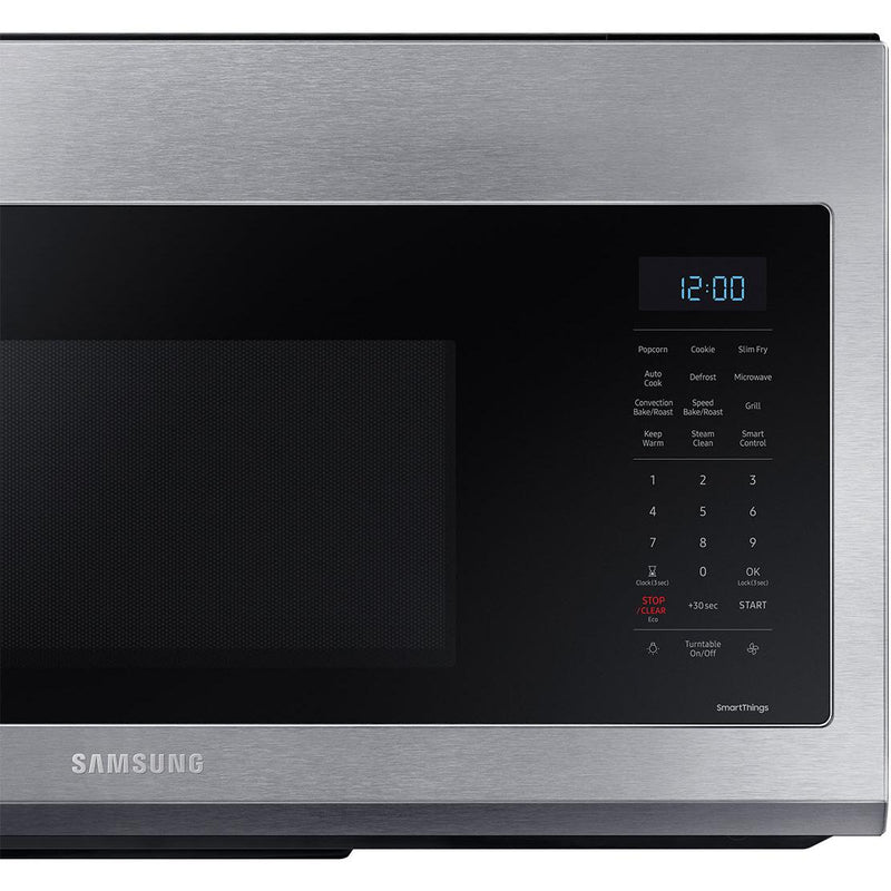  Samsung 30-inch, 1.7 cu.ft. Over-the-Range Microwave Oven with Wi-Fi Connectivity MC17T8000CS/AA IMAGE 8