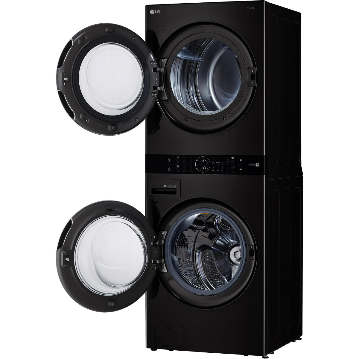 LG Stacked Washer/Dryer Electric Laundry Center with TurboWash™ 360 Te LG Stacked Washer/Dryer Electric Laundry Center with TurboWash™ 360 Te