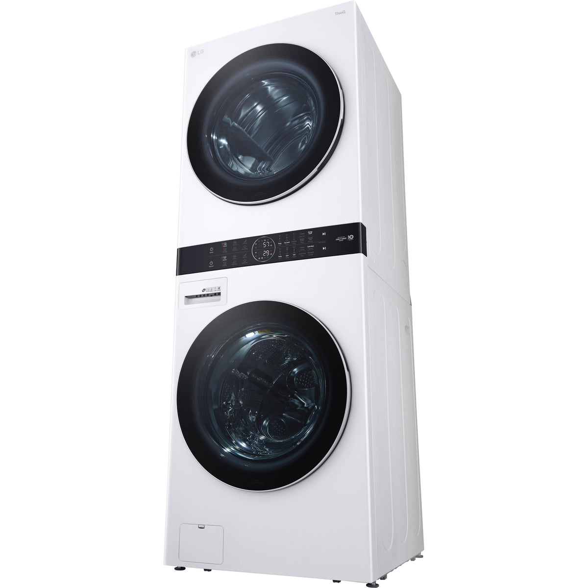 LG Stacked Washer/Dryer Gas Laundry Center with TurboWash™ 360 Technol