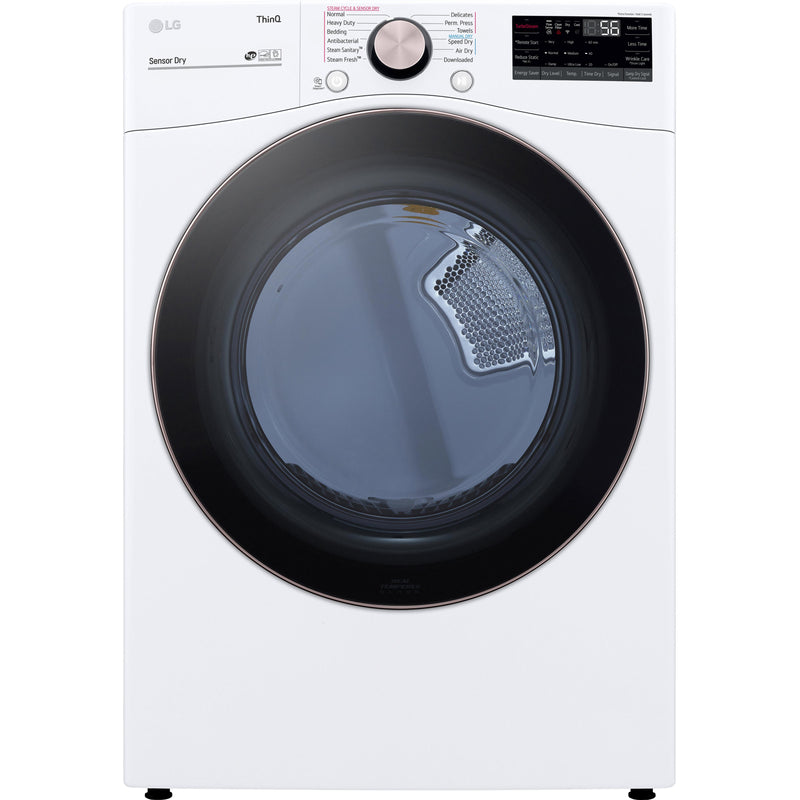 LG 7.4 cu.ft. Gas Dryer with TurboSteam™ Technology DLGX4001W IMAGE 1