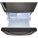 LG 33-inch, 26 cu. ft. Bottom Freezer Refrigerator with Door Cooling+ LRDCS2603D IMAGE 4