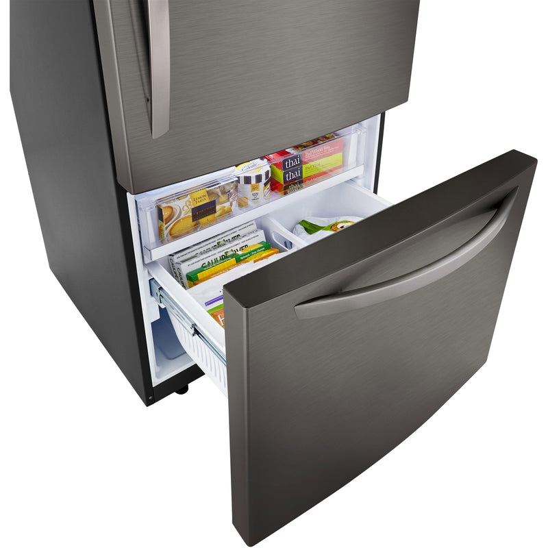 LG 33-inch, 26 cu. ft. Bottom Freezer Refrigerator with Door Cooling+ LRDCS2603D IMAGE 8