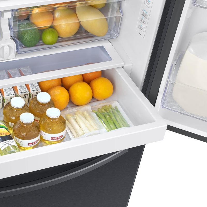  Samsung 36-inch, 28.2 cu.ft. Freestanding French 3-Door Refrigerator with AutoFill Water Pitcher RF28T5021SR/AA IMAGE 9