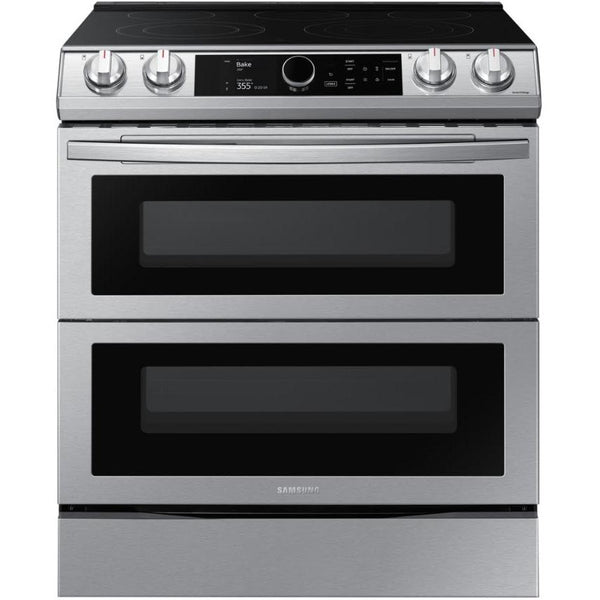  Samsung 30-inch Slide-in Electric Range with Wi-Fi Connectivity NE63T8751SS/AA IMAGE 1