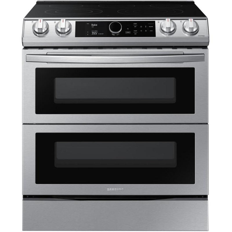  Samsung 30-inch Slide-in Electric Range with Wi-Fi Connectivity NE63T8751SS/AA IMAGE 1