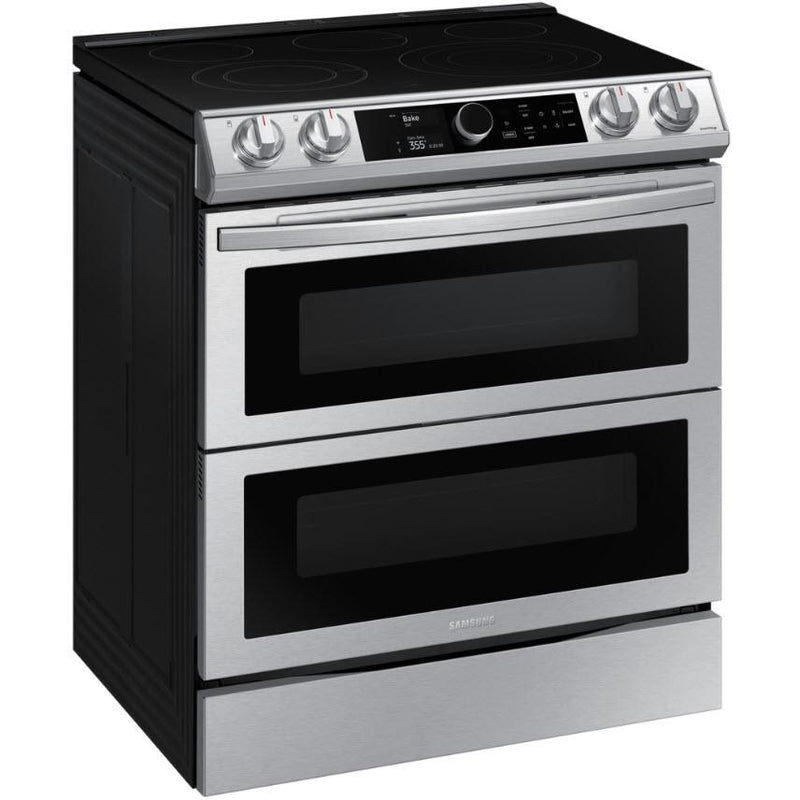  Samsung 30-inch Slide-in Electric Range with Wi-Fi Connectivity NE63T8751SS/AA IMAGE 2