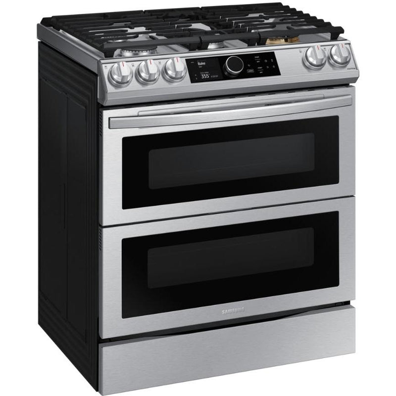  Samsung 30-inch Slide-In Dual Fuel Range with Wi-Fi Connectivity NY63T8751SS/AA IMAGE 2