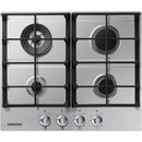  Samsung 24-inch Built-in Gas Cooktop with 4 Burners NA24T4230FS/AA IMAGE 1