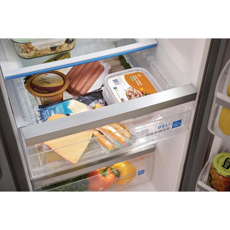 Frigidaire Gallery 36-inch, 25.6 cu.ft. Freestanding Side-by-Side Refrigerator with Ice and Water Dispensing System GRSS2652AD IMAGE 13