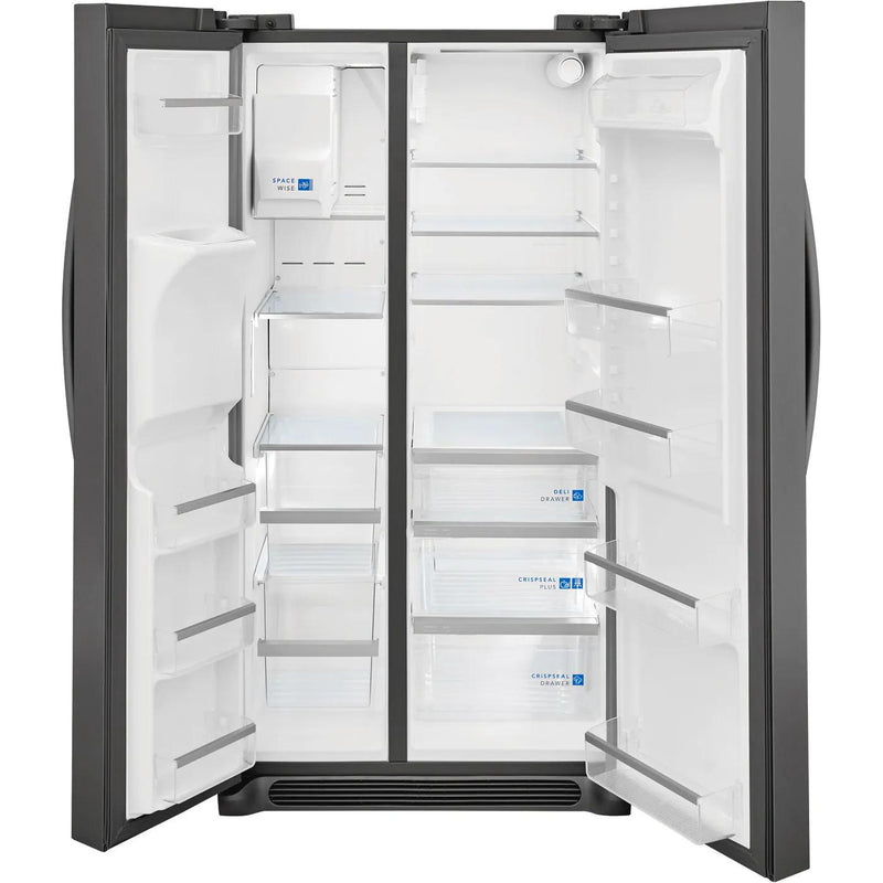 Frigidaire Gallery 36-inch, 25.6 cu.ft. Freestanding Side-by-Side Refrigerator with Ice and Water Dispensing System GRSS2652AD IMAGE 4