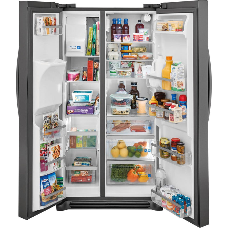 Frigidaire Gallery 36-inch, 25.6 cu.ft. Freestanding Side-by-Side Refrigerator with Ice and Water Dispensing System GRSS2652AD IMAGE 5