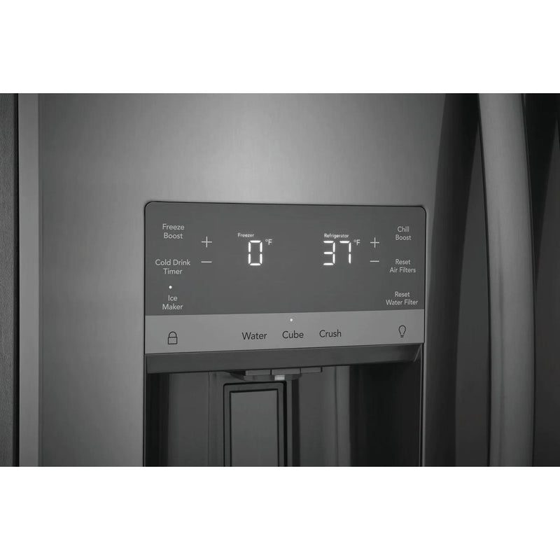 Frigidaire Gallery 36-inch, 25.6 cu.ft. Freestanding Side-by-Side Refrigerator with Ice and Water Dispensing System GRSS2652AD IMAGE 8