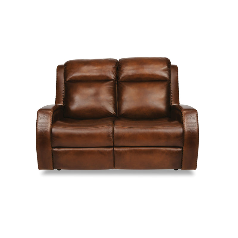 Flexsteel Mustang Power Reclining Leather Loveseat 1873-60PH-729-70 IMAGE 1