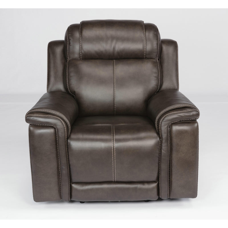 Flexsteel Kingsley Power Leather Match Recliner 1128-50P-295-02 IMAGE 3