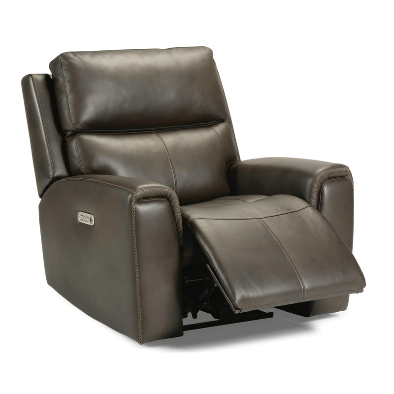 Flexsteel Jarvis Power Leather Match Recliner 1828-50PH 009-70 IMAGE 2