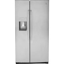 GE Profile 36-inch, 25.3 cu. ft. Side-by-Side Refrigerator with Ice and Water PSE25KYHFS IMAGE 1