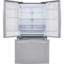  LG 36-inch, 29 cu.ft. Freestanding French 3-Door Refrigerator with Multi-Air Flow™ Technology LRFWS2906S IMAGE 3
