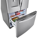  LG 36-inch, 29 cu.ft. Freestanding French 3-Door Refrigerator with Multi-Air Flow™ Technology LRFWS2906S IMAGE 9