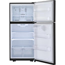 LG 30-inch, 20.2 cu.ft. Freestanding Top Freezer Refrigerator with Smart Diagnosis™ LTCS20020B IMAGE 2